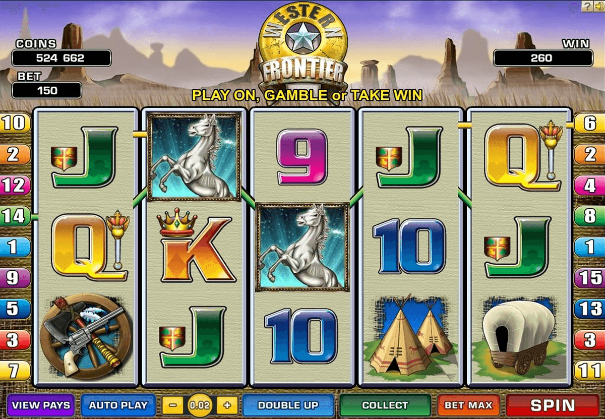 western frontier microgaming automat pa nett 