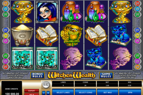 witches wealth microgaming automat pa nett 