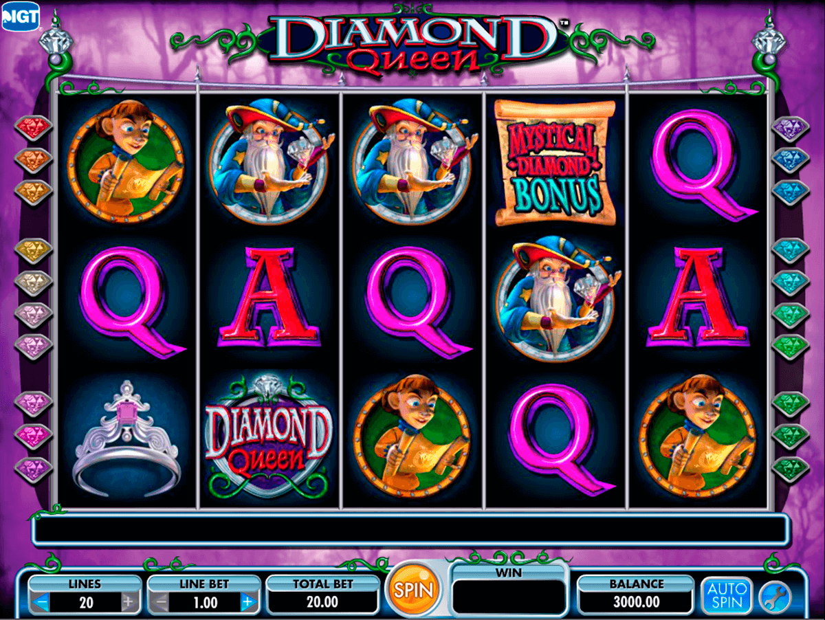 diamond queen igt automat pa nett