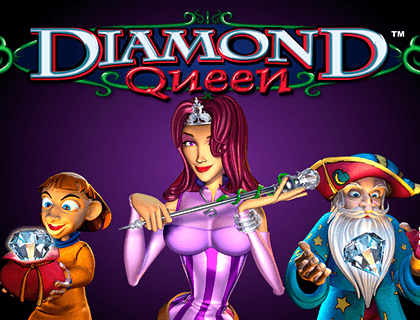 logo diamond queen igt spilleautomat 