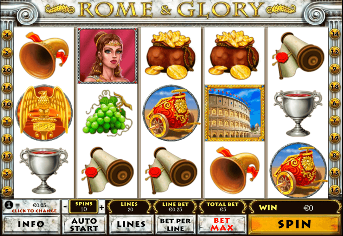 rome and glory playtech automat pa nett 