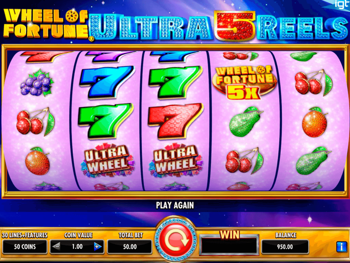 wheel of fortune ultra 5 reels igt automat pa nett